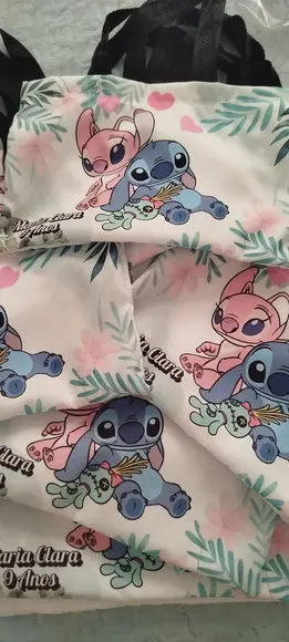 Bolsa Ecobag Stitch Personalizada!