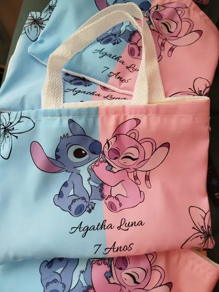 Bolsa Ecobag Stitch Personalizada!