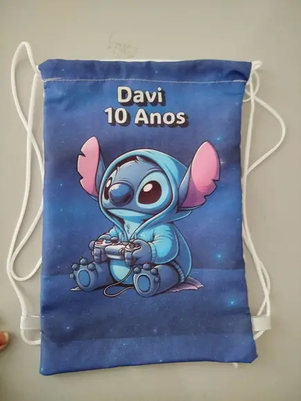 Mochilinha Stitch Personalizada !