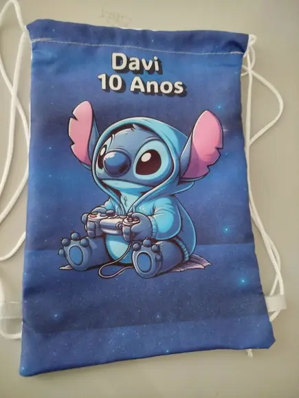Mochilinha Stitch Personalizada !