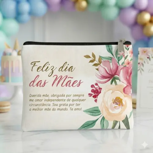 Nécessaire Dia das Mães Personalizável !