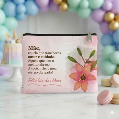 Nécessaire Dia das Mães Personalizável !