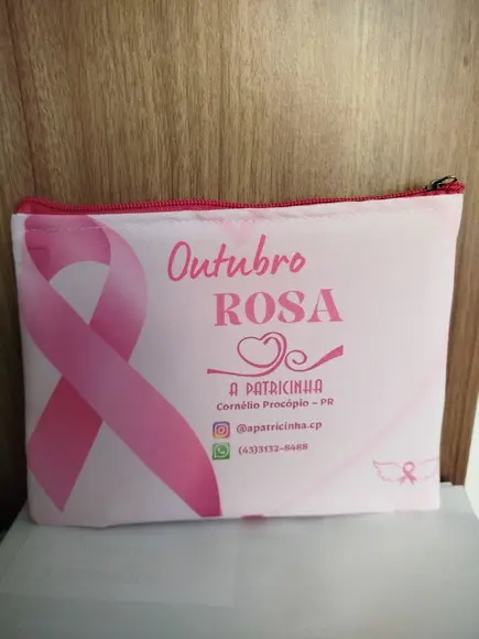Necessaire Outubro Rosa