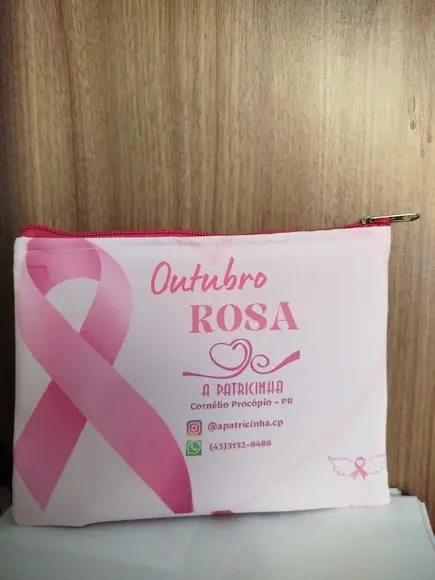 Necessaire Outubro Rosa