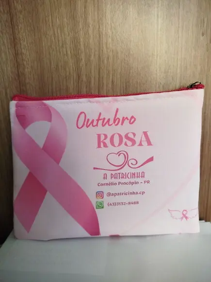 Necessaire Outubro Rosa