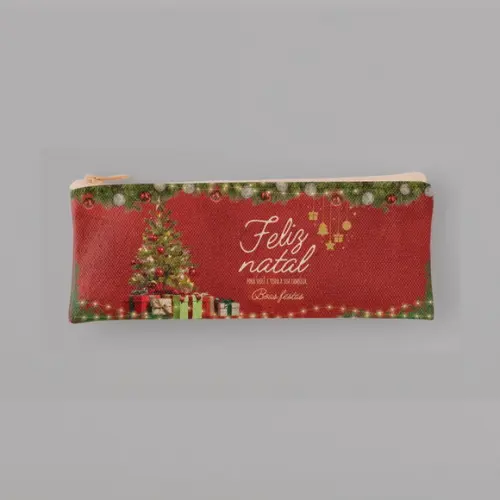Necessaire Slim Natal Personalizada !