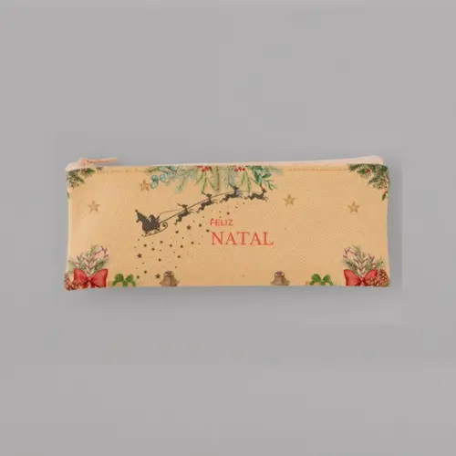 Necessaire Slim Natal Personalizada !