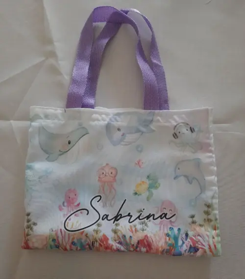 Sacola Ecobag Personalizável Fundo do Mar