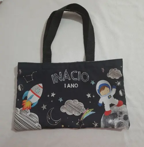 Sacolinha Ecobag Personalizável Astronauta