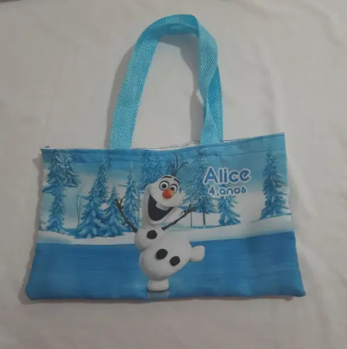 Sacolinha Ecobag Personalizável Frozen