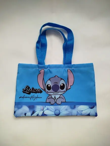 Sacolinha Ecobag Stitch Personalizada !