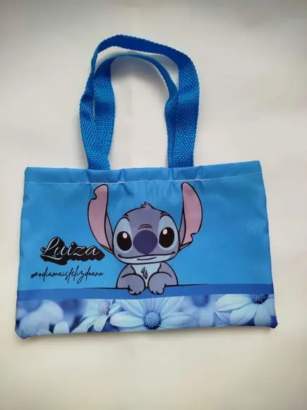 Sacolinha Ecobag Stitch Personalizada !