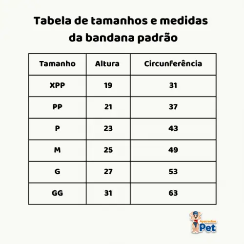 Bandana Pet Copa do Mundo Brasil - Tecido Premium e Bordado de Lu