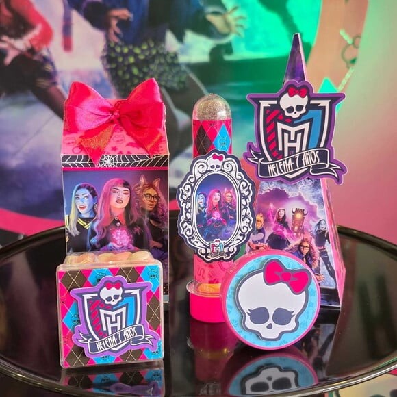 Kit Festa 50 Itens Personalizados Monster High Filme