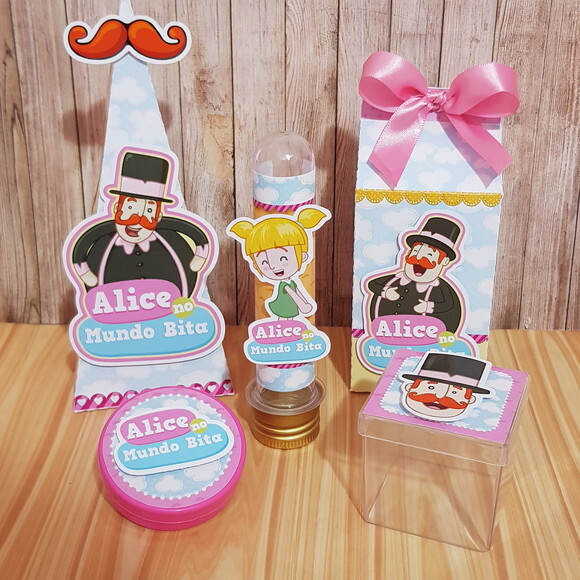 Kit Festa 50 Itens Mundo Bita Menina