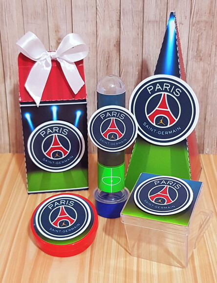 Kit Festa 50 Itens Paris Saint-Germain PSG