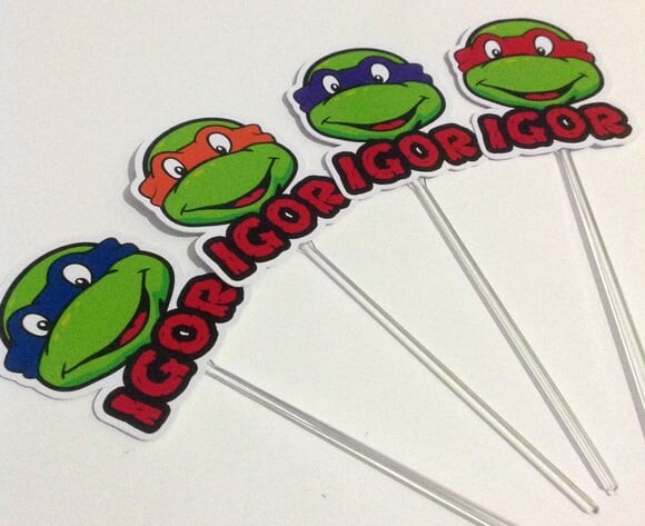 Topper Tartarugas Ninja