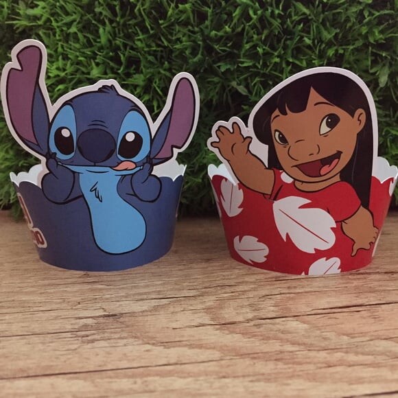 Wrap / Saia de Cupcake Lilo e Stitch
