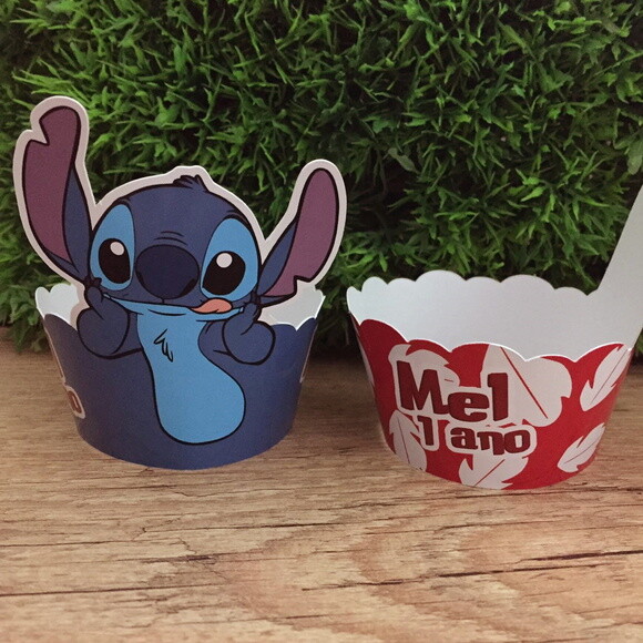 Wrap / Saia de Cupcake Lilo e Stitch