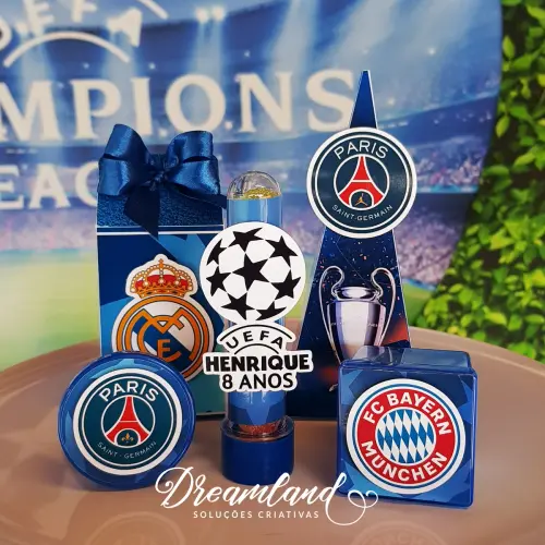 Kit Festa 50 Itens Liga dos Campeões