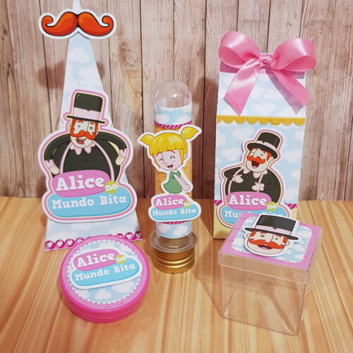 Kit Festa 50 Itens Mundo Bita Menina