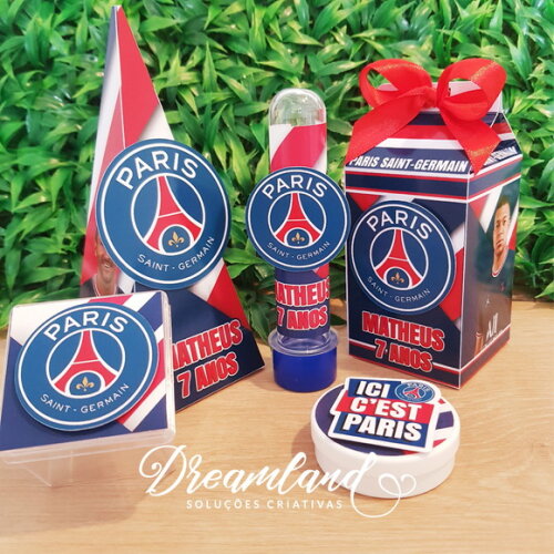 Kit Festa 50 Itens Paris Saint-germain Psg