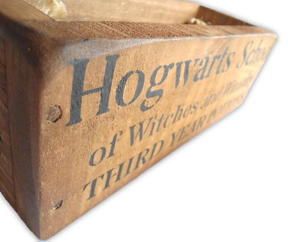 Caixa Madeira de Magia e Poções Harry Potter Hogwarts