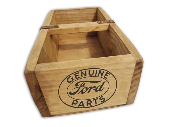 Caixa Rustica Madeira Estilo Antiga Retro Carro Ford