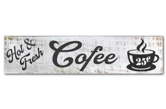 Placa Decorativa Madeira Rústica Cantinho Café Coffee