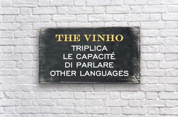 Placa Madeira Decorativa Vinho Bar Varanda Goumet