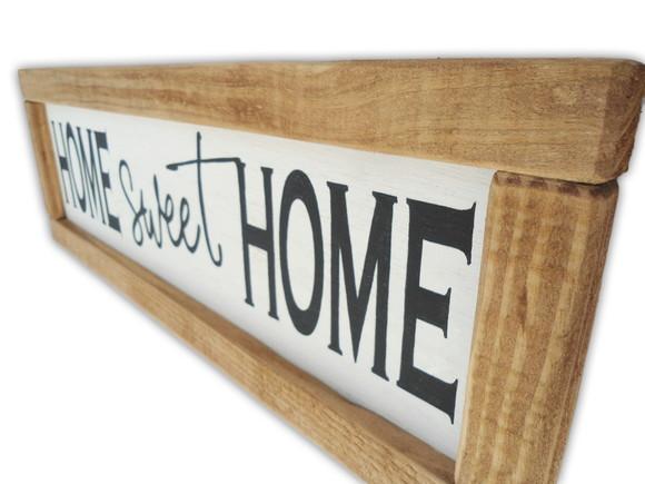 Quadro Rústico Pintado Madeira Decoração Farm Home Sweet Hom