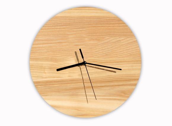 Relógio Parede Madeira Minimalista Escandinavo Adnet