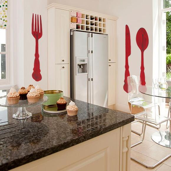 Talheres Gigantes Mdf-decoração Área Gourmet