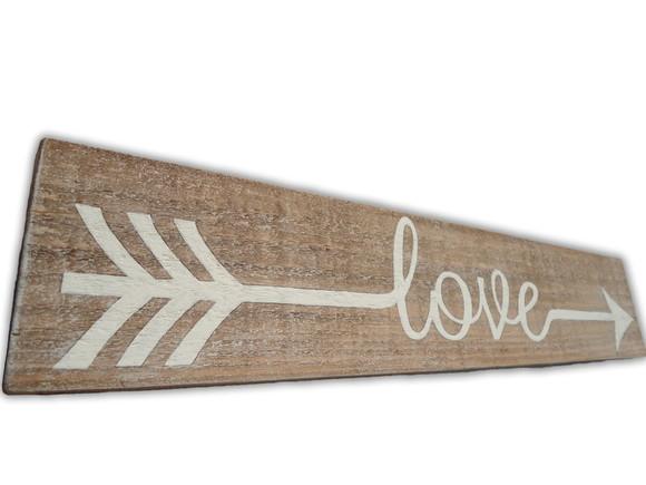 Trio de Placas Love, Hope, Faith