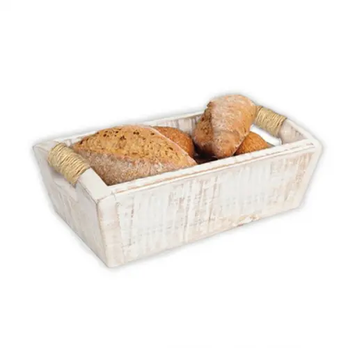 Bandeja Madeira Rústica Pães e Biscoitos Patina Farm