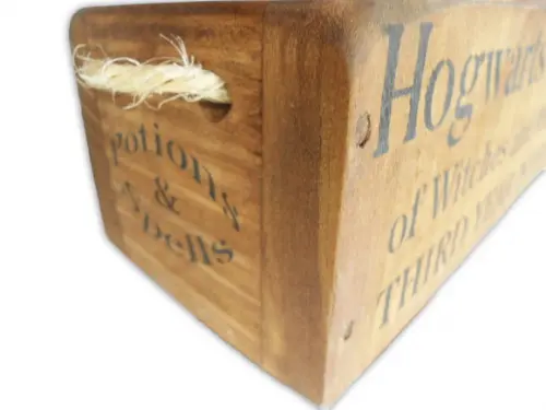 Caixa Madeira de Magia e Poções Harry Potter Hogwarts