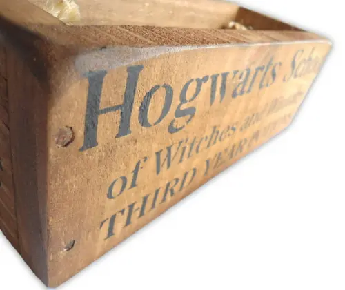 Caixa Madeira de Magia e Poções Harry Potter Hogwarts