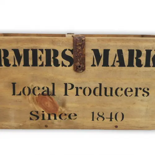 Caixa Rústica Madeira Estilo Antiga Farmers