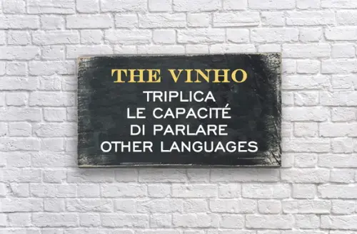 Placa Madeira Decorativa Vinho Bar Varanda Goumet