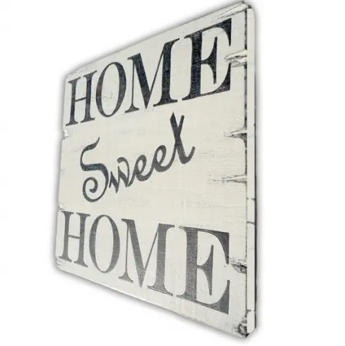 Placa Rústica Home Sweet Home