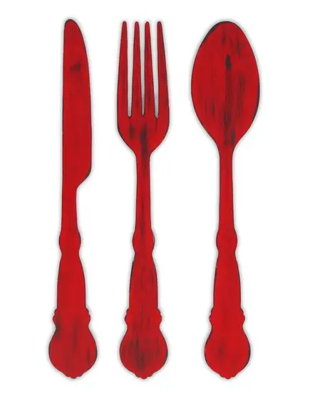 Talheres Gigantes Mdf-decoração Área Gourmet