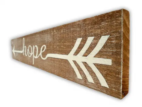 Trio de Placas Love, Hope, Faith