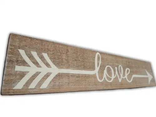 Trio de Placas Love, Hope, Faith