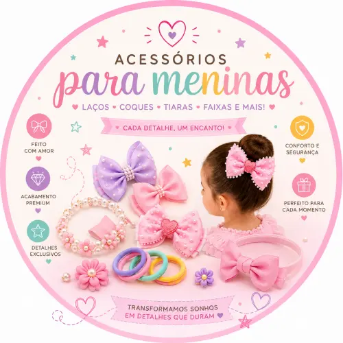 Acessórios infantil (laços e tiaras)