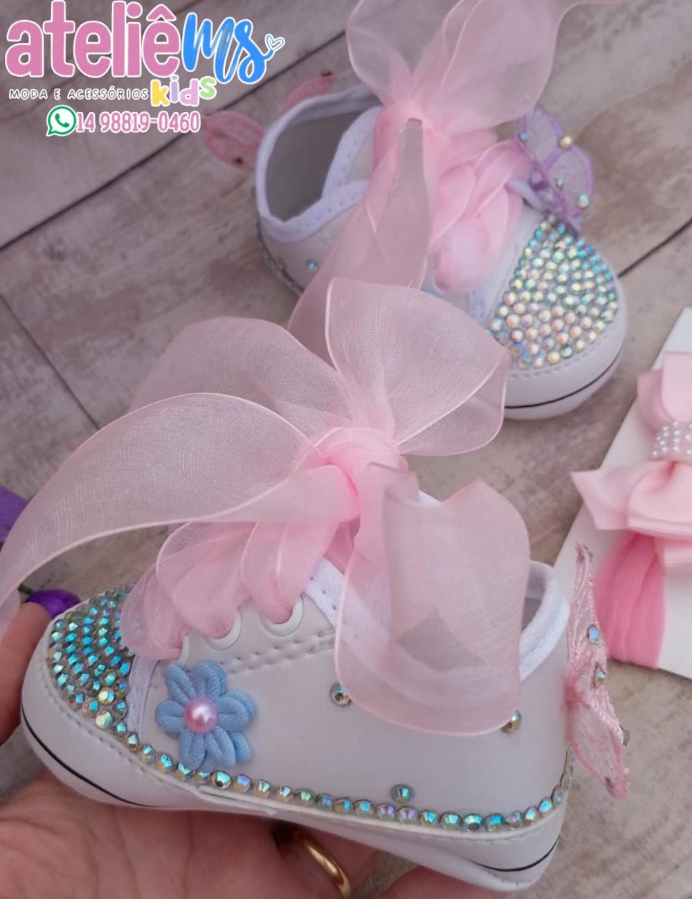 Tênis ALL star de luxo personalizado para aniversário do jardim