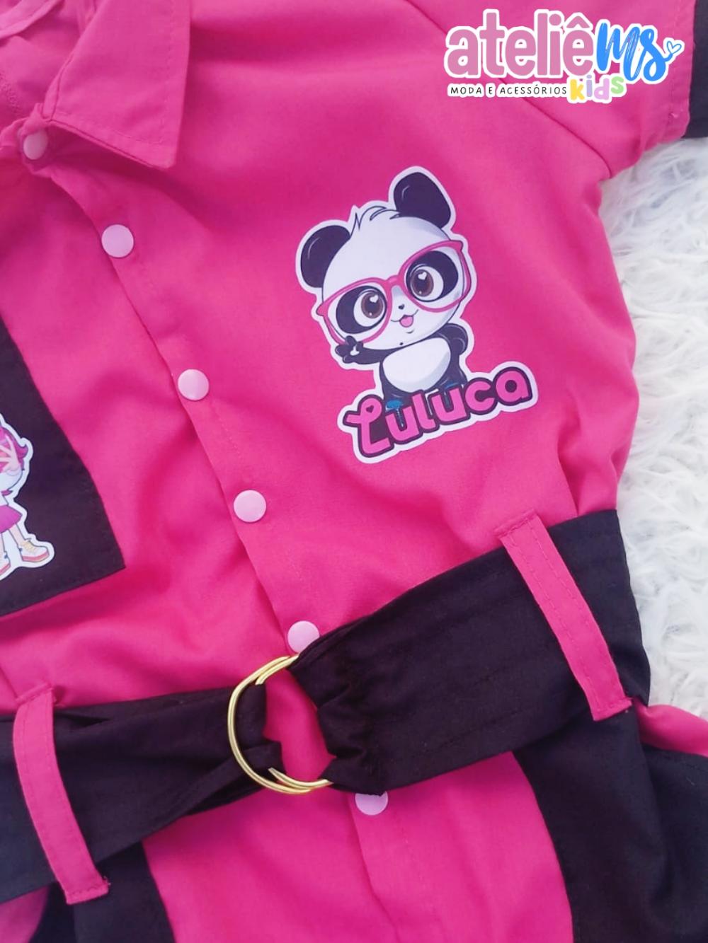 Macacão temático da Luluca personalizado