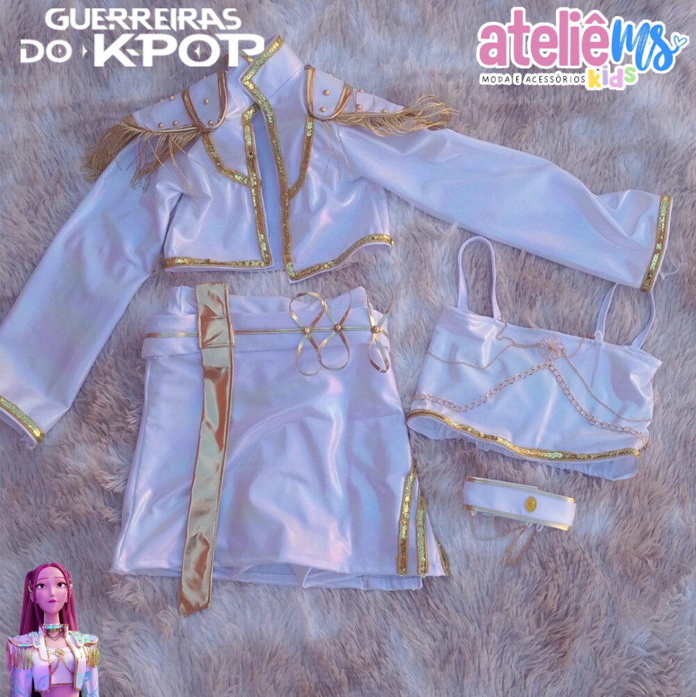 Fantasia Mira Luxo Guerreiras do K-Pop Infantil | Fantasia Kpop |
