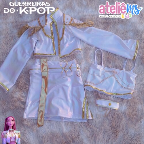 Fantasia Mira Luxo Guerreiras do K-Pop Infantil | Fantasia Kpop |