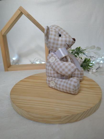 Enfeite de Natal Ursinho 25cm Pingente