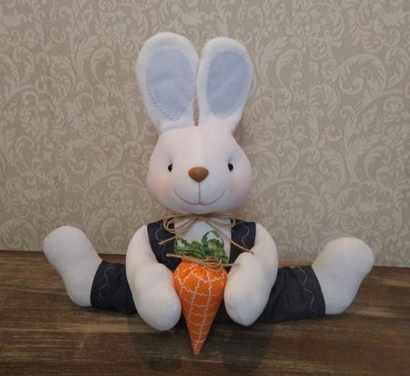 Família de Coelhos de Páscoa Decoração Kit 3 Peças